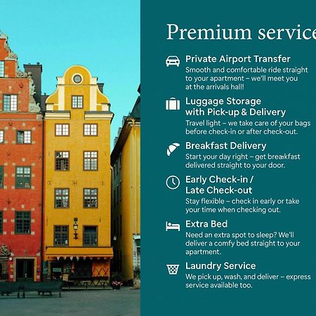 Laegenhet Med Fantastiskt Laege Leilighet Stockholm Eksteriør bilde